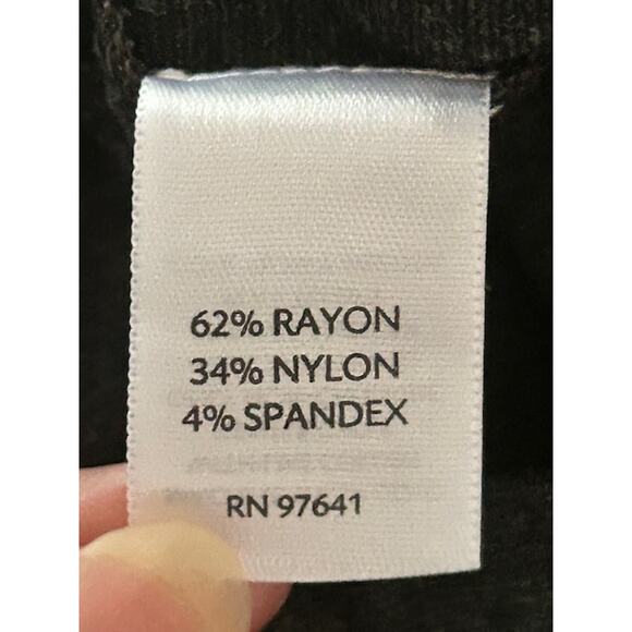 J. Jill Women’s 1X Dark Charcoal Gray Ponte Pants – Pull-On Comfort Fit - Picture 5 of 6